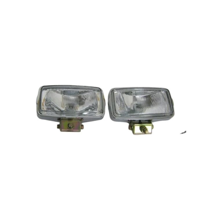 Volvo Focos en cromo / 9x15cm / H3 55W cristal transparente / juego de 2 piezas Volvo repuesto no 105CW