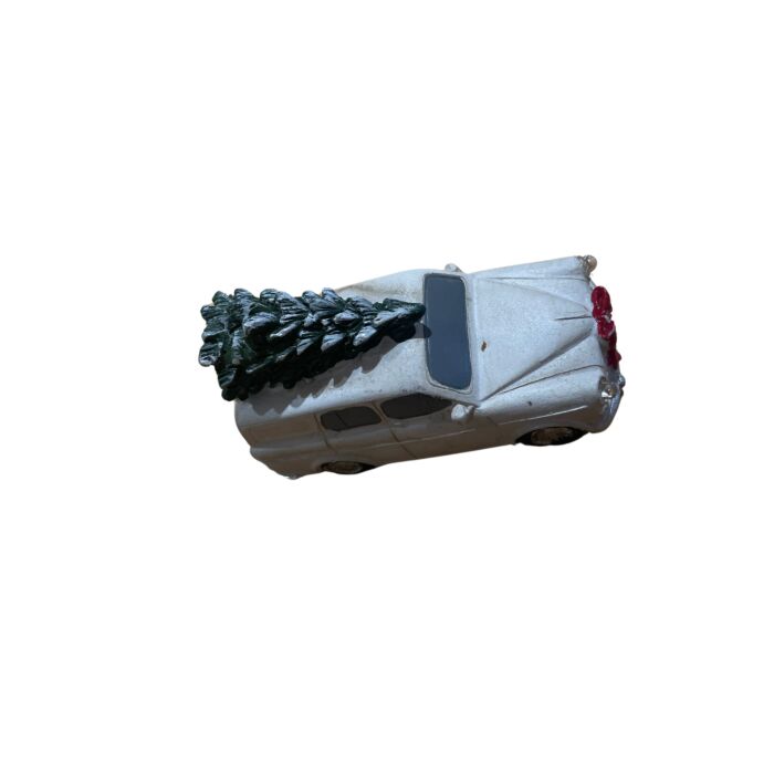 Amazon combi 220 - kerstmodel - beeldje - wit -met ledverlichting en kerstboom