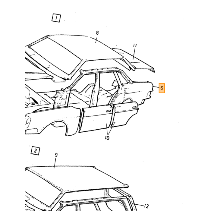Volvo GUARDABARROS LATERALES  L.H. Volvo repuesto no 1201776