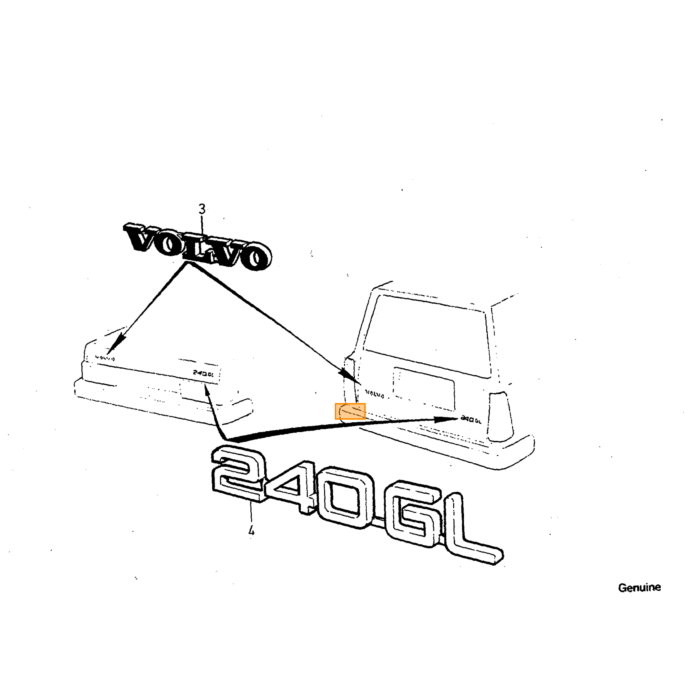 Volvo SOPORTE Volvo repuesto no 1201923
