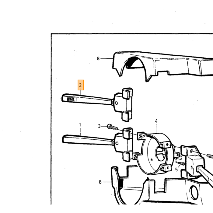 Volvo Interruptor de bloqueo de encendido 140+164+240+260 -1989 NML Volvo repuesto no 1212421