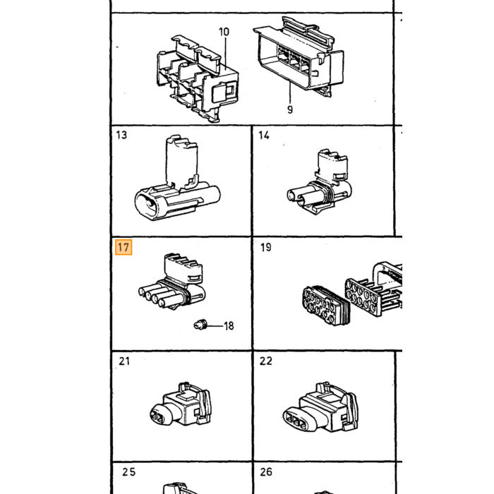 "Volvo Casa Enchufe Seguro - Número de Parte 1212865"