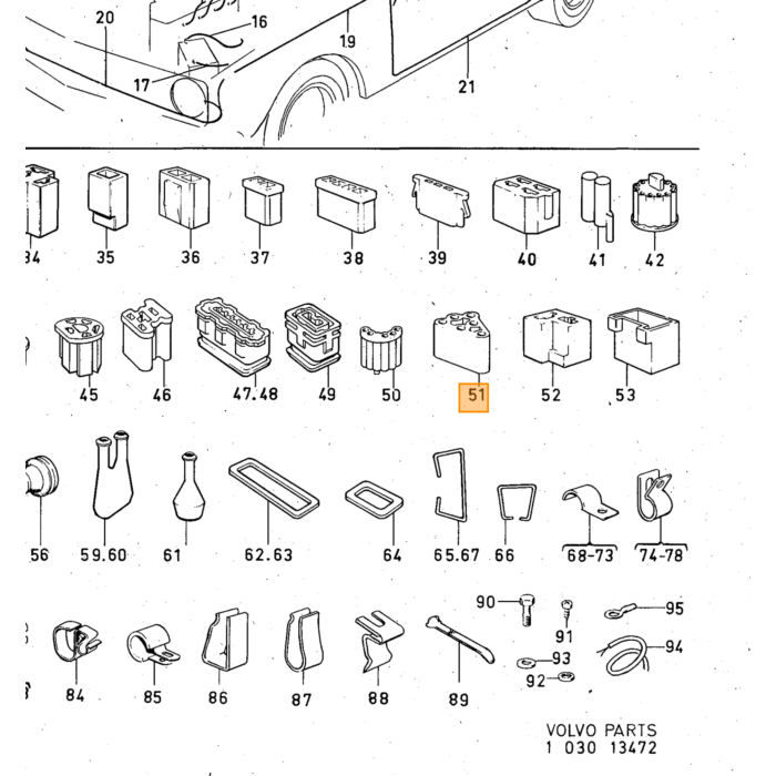 "Vivienda de Enchufe Volvo: Seguridad y Conexión Perfecta - Ref. 1212894"