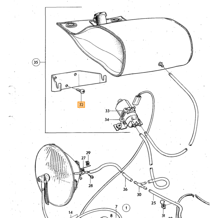 "Volvo Elegante: Perilla de Control Superior, Número de Parte 1212978"