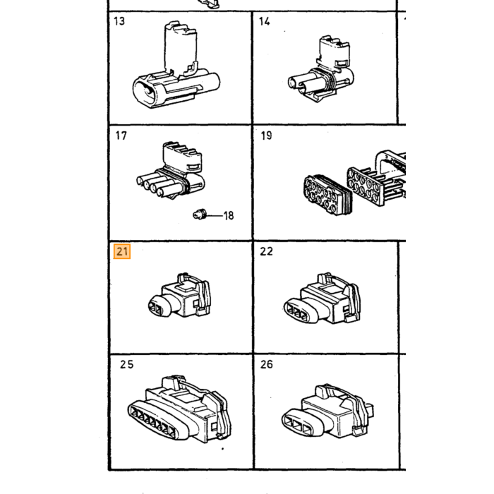 "Volvo Casa de Enchufe Segura - Número de Parte 1215464"