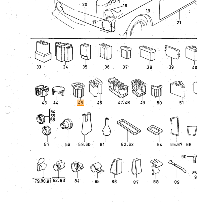 "Volvo Casa de Enchufe Segura - Número de Parte 1215464"