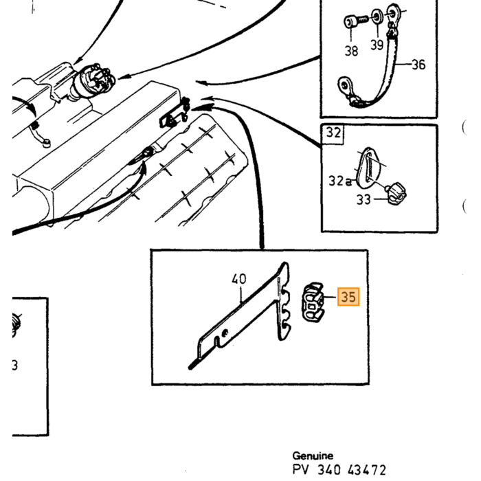 "Abrazadera Volvo Segura y Resistente - Número de Parte 1221991"