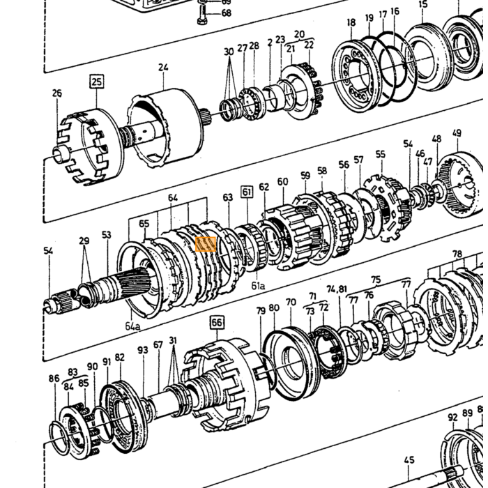 Enchufe Volvo para caja automática Volvo 200, 700, 850, 900, C30, C70 (2006-), C70 (-2005), S40, V40 (-2004), S40, V50 (2004-), S60 (2011-2018), S60 (-2009), S60 CC (-2018), S60, V60 (2011-2018), S70, V70, V70XC (-2000), S80