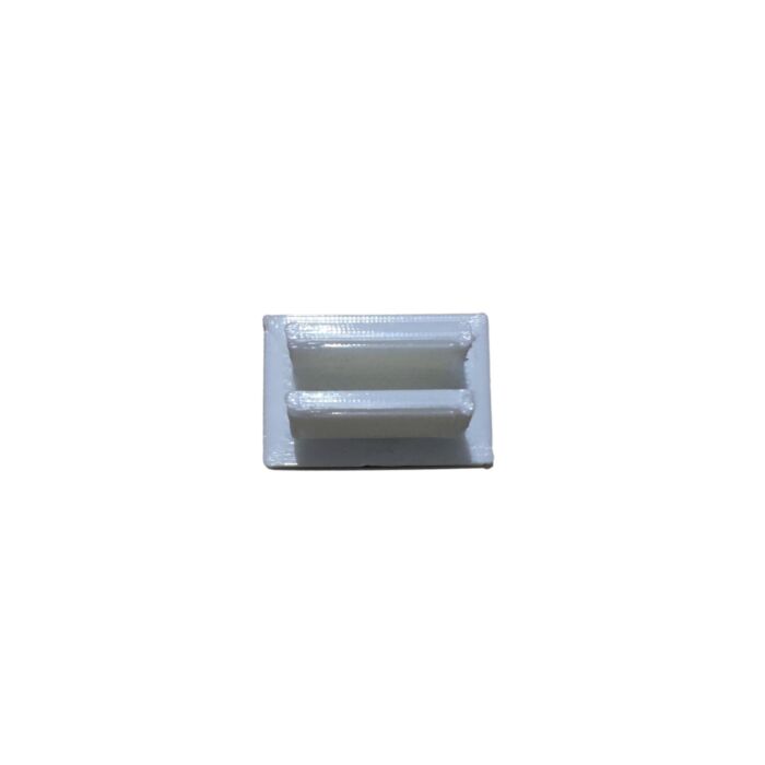 Abrazadera de soporte para montaje de moldura decorativa Volvo 262, lado del marco de la ventana, blanco, número de pieza Volvo 1248057