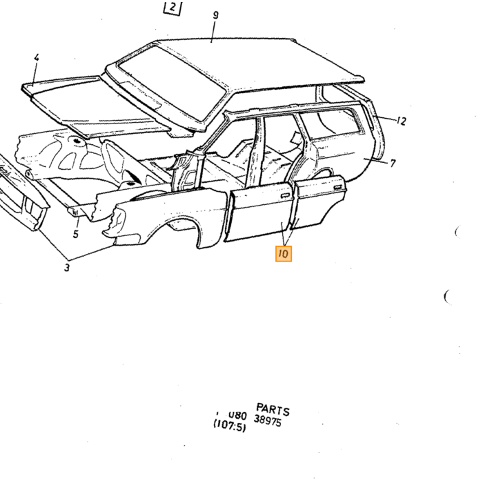 Producto Volvo soporte NML Volvo pieza nr 1255132 para Volvo