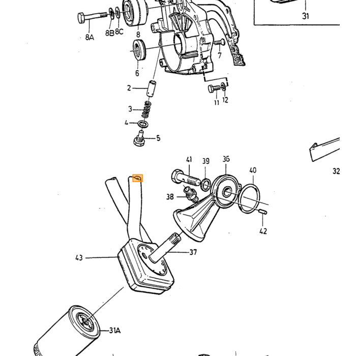 Pieza Volvo, pistón Volvo, número de parte 1257114