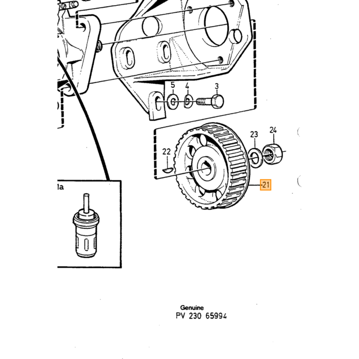 Tubo de combustible Volvo para tipo Volvo 240: tipo de motor Volvo 740 760 780: tipo de motor Volvo 940 960: tipo de motor, número de pieza Volvo 1257153.