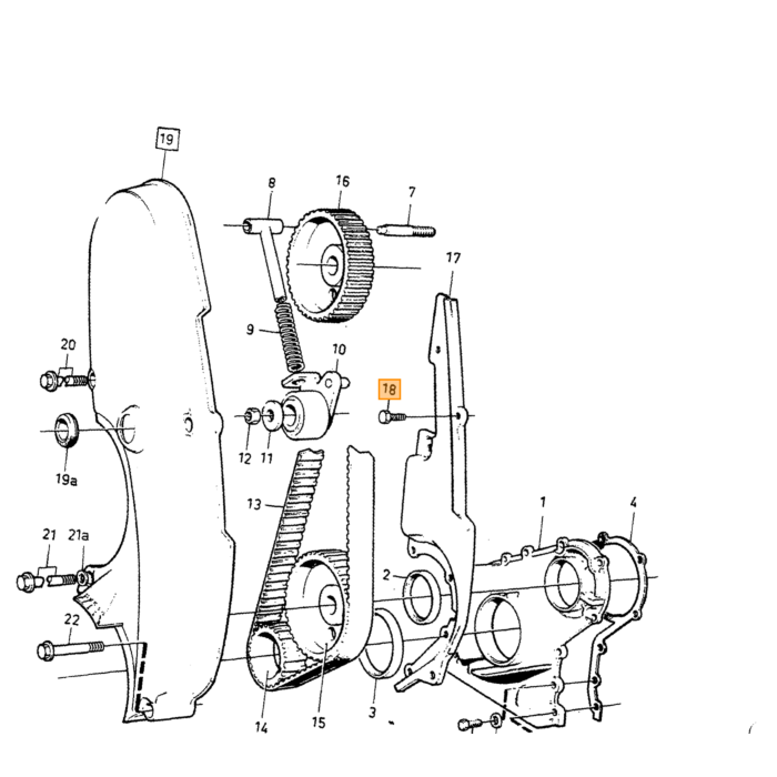Volvo Engranaje de cigüeñal B17+B21+B19+B23 alt 2 inw 40mm uitw 51mm grosor 21mm Volvo pieza nr 1266920