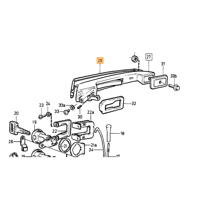 Producto Volvo Moldura, número de pieza Volvo 1268806