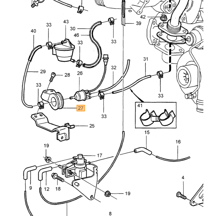 Producto Volvo, pieza Volvo número 1271890