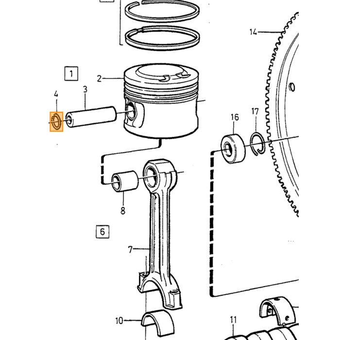 Volvo Tornillo Biela M9x1.25 Volvo 960 - S90 - V90 - 850 - V70 - S70 - C70 - XC70 - S40 - V40 Volvo repuesto no 1271900