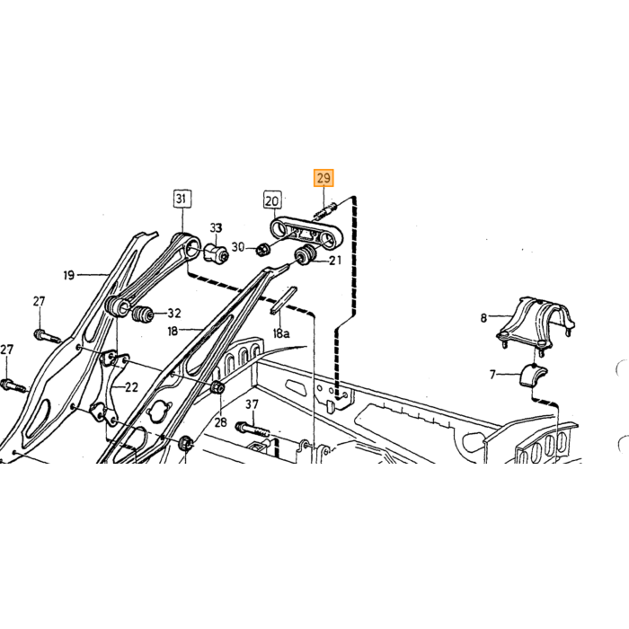 Equipo de vehículo Volvo tapeind: para vehículos con eje rígido, número de pieza de Volvo 1273592