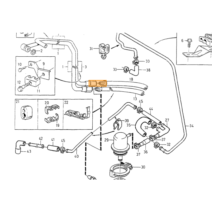 Producto Volvo, pieza Volvo número 1275074