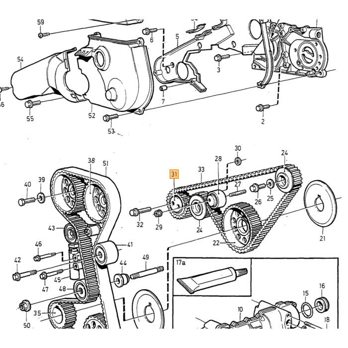 Volvo Retén del cigüeñal Correa de distribución Lado Volvo 240 - 340 - 360 - 740 - 760 - 780 - 940 - 960 4-CYL Gasolina Volvo repuesto no 1276425