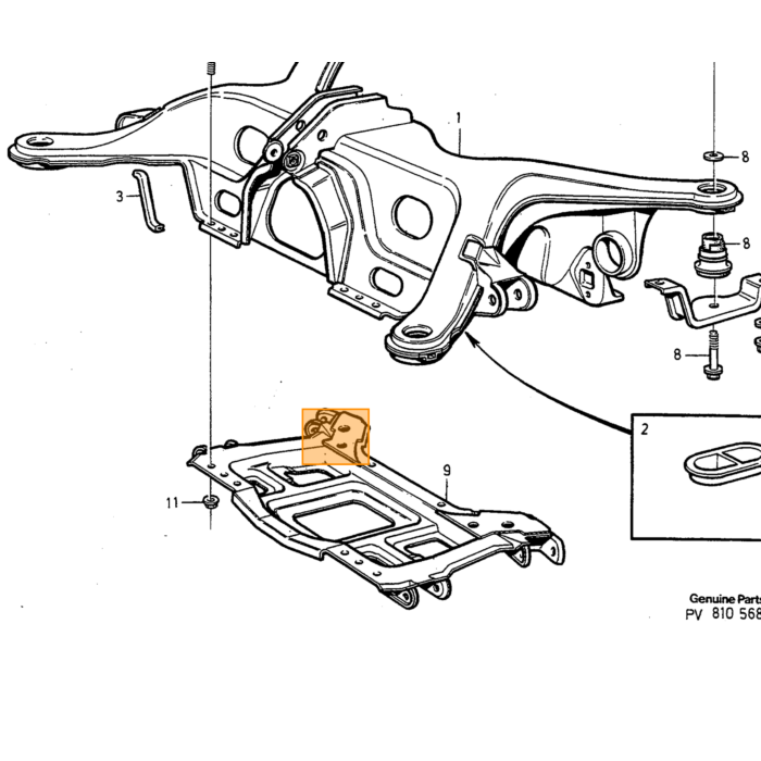Producto Volvo Soporte Volvo, número de pieza 1316958 para Volvo