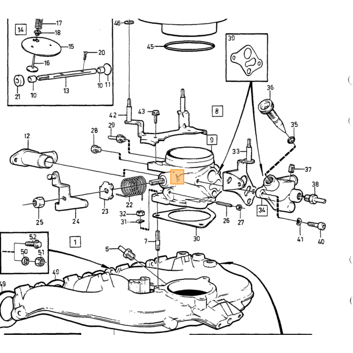 Producto Volvo, pieza de Volvo número 1326627, nippel para Volvo