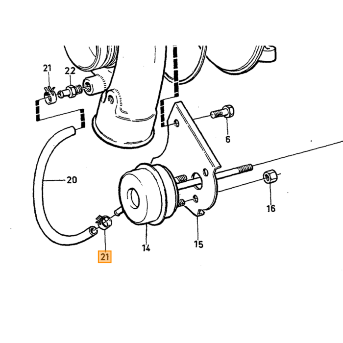 Producto Volvo, pieza Volvo número 1328192