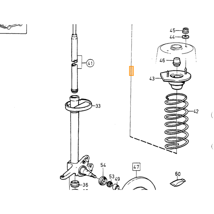 Volvo Barra estabilizadora Silentbloc 740-760-940-960 Volvo repuesto no 1329655