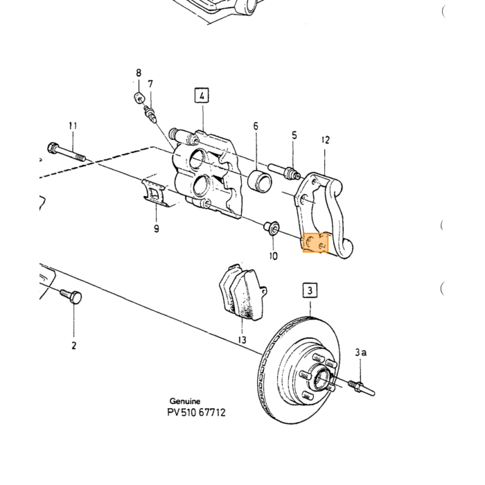 Pieza de Volvo, pistón Volvo número de parte 1330190