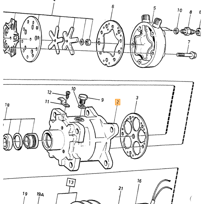 Válvula Solenoide Volvo, pieza Volvo número 1332347