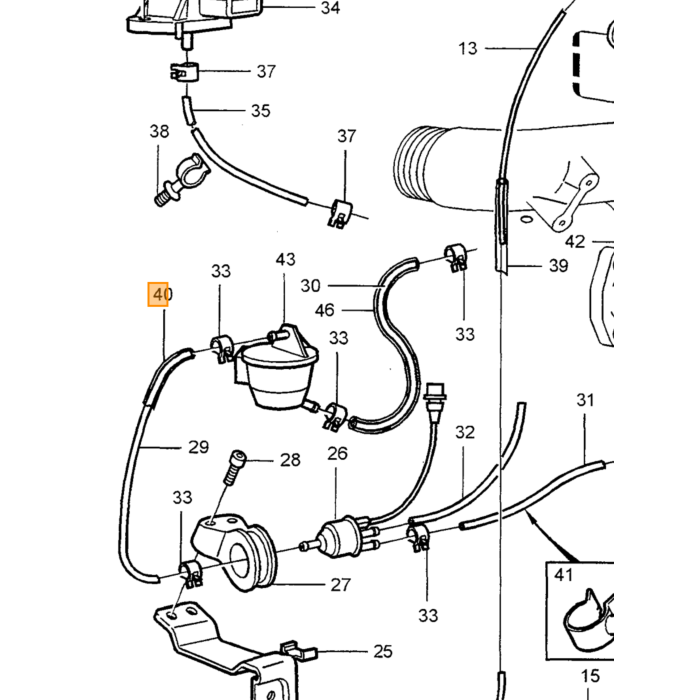 Sensor de Posición de la Válvula de Mariposa Volvo, pieza Volvo nr 1336385