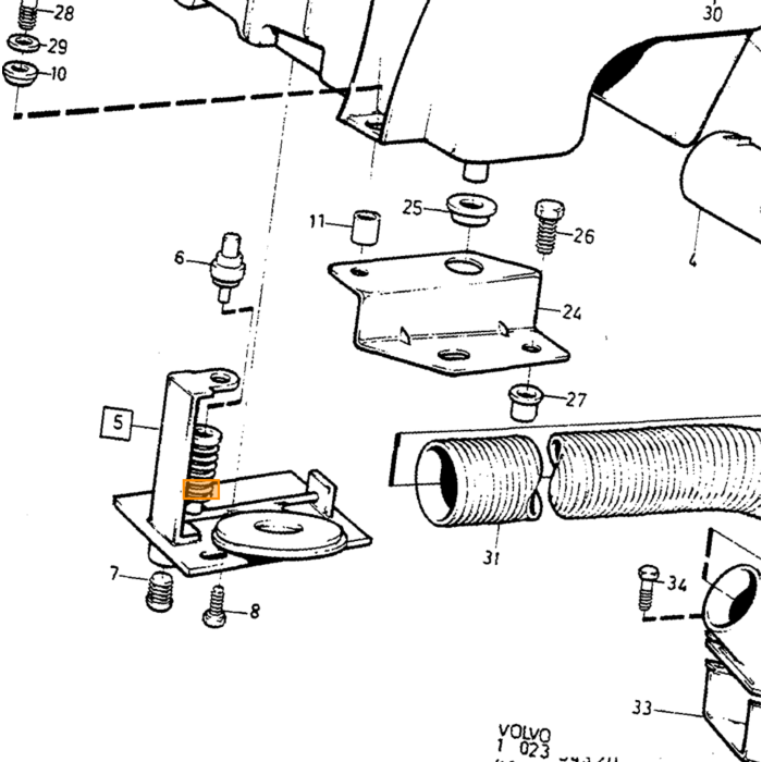 Volvo Filtro de aire 740+940 B200 B230 B280 B234 AEFK cuadrado 28x20x5cm 740 V90 S90 940 960 780 OEM ref 9161033 Volvo repuesto no 1336397
