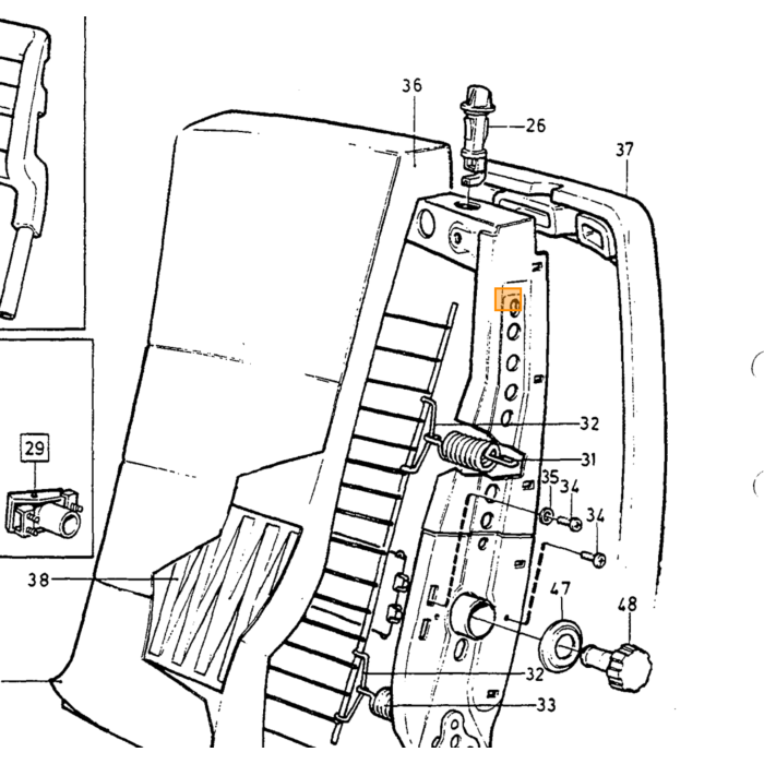 Volvo Abrazadera para embellecedor de puerta 740+760+780+940+960+S90+V90 (23 mm) embellecedor de puerta blanco Volvo repuesto no 1338144