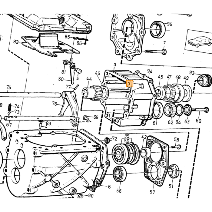 Ajuste de Compresión Volvo, pieza Volvo nr 1340757