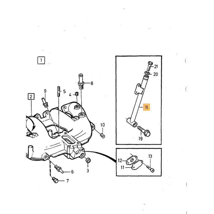 Producto Volvo Stay, pieza de Volvo número 1357371 para Volvo