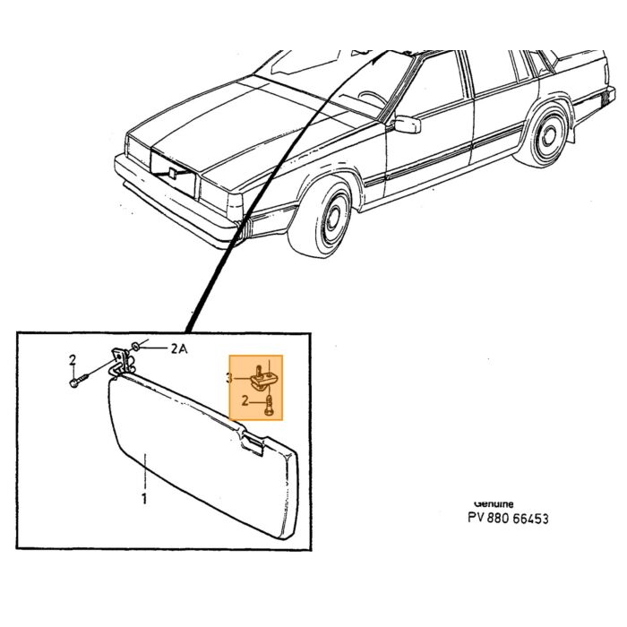 Espejo retrovisor Volvo 740 760 780 940 960 S90 V90 (-1998) Número de pieza de Volvo 1369540