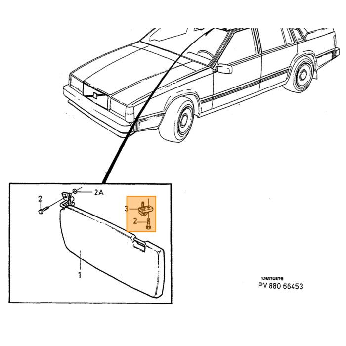 Espejo retrovisor Volvo 740 760 780 940 960 S90 V90 (-1998) Número de pieza de Volvo 1369540