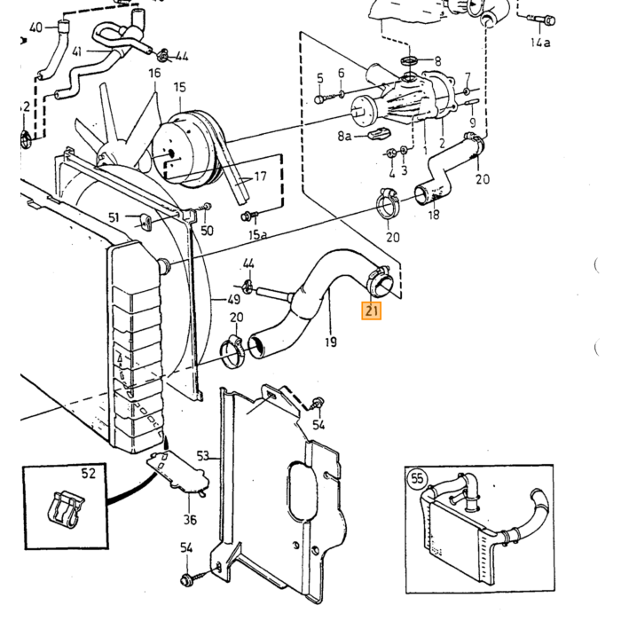Conjunto de juntas para bomba de agua Volvo B200 B230 1985+ juntas + gomas 740 760 780 240 260 Número de pieza de Volvo 1378491KIT