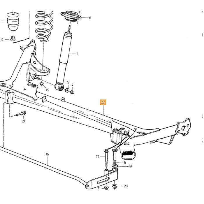 Volvo Barra estabilizadora 850+S70+V70 -2000 C70 -2005 30cm (30647995)(8626031)(8628726) S70 V70 850 C70 Xc70 Volvo repuesto no 1387860
