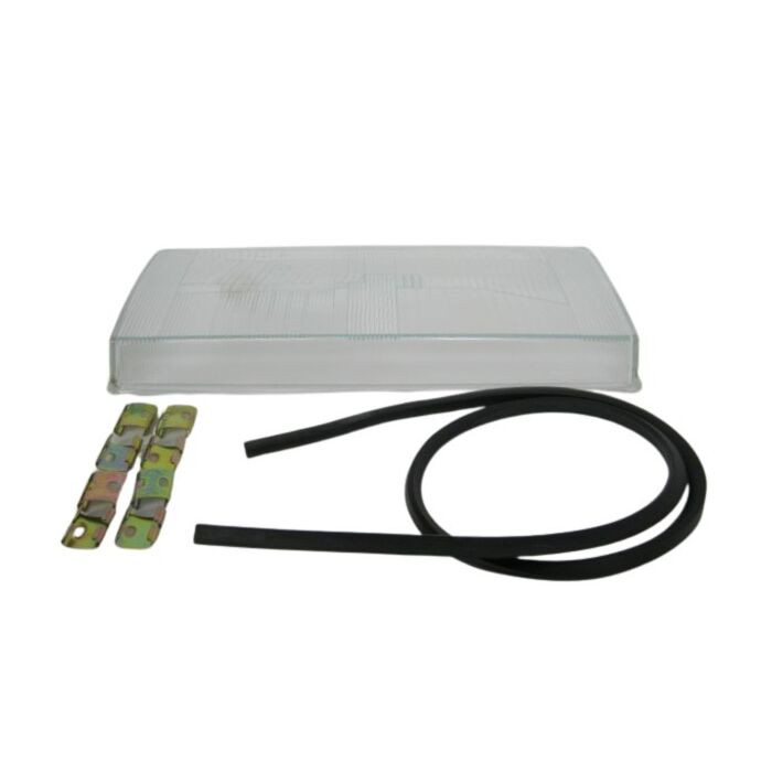 Volvo Cristal faro 740+760 1984-1989 derecho 36x15 5cm cristal faro 740 760 Volvo repuesto no 1392837