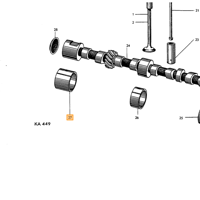 Volvo Tapón purga cárter B4B+B16 (B16 hasta motor número 70562) 12mm Volvo repuesto no 16322