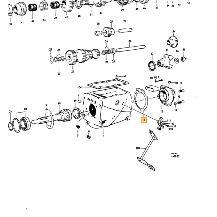 Volvo tornillo parker Volvo repuesto no 190953