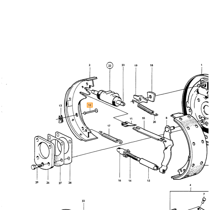 Volvo Focos de acero inoxidable pulido sección 15cm Lámpara H3 12V/55 Watt Volvo repuesto no 2313