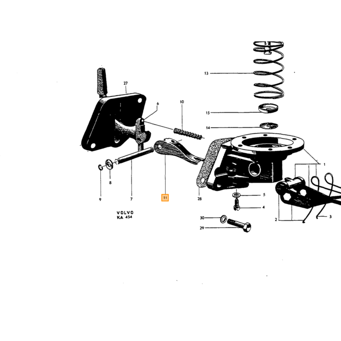 Volvo Carburador Weber 34 reemplaza Zenith 34VN Volvo repuesto no 237027W