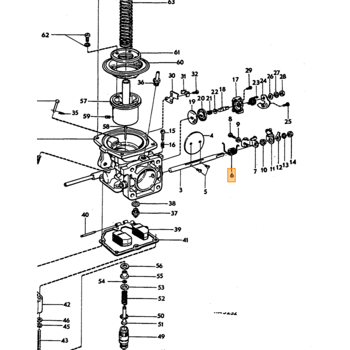 Volvo Acelerador de carburador Spring Stromberg Volvo repuesto no 237274