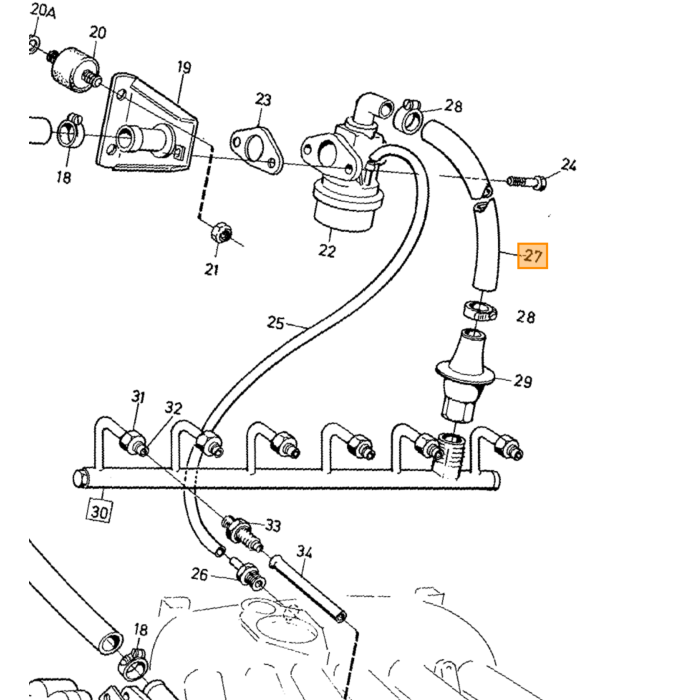 Volvo Estrangulador Stromberg de primavera Volvo repuesto no 237281
