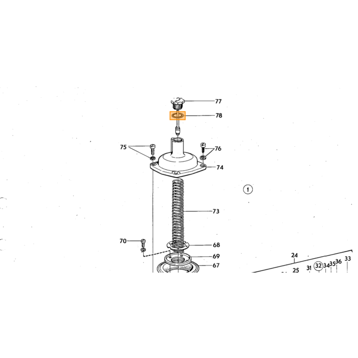 Volvo Aguja de chorro Stromberg B20B 1970-1971 4B1AM carburador 237437 237438 Volvo repuesto no 237442