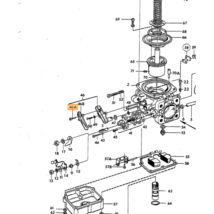 Volvo Compensador de temperatura Stromberg Volvo repuesto no 237474