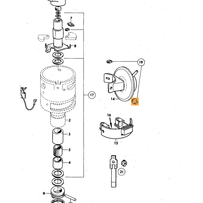 Volvo Condensador B20+B30 motor carburador 0 030 100 256 Volvo repuesto no 241650