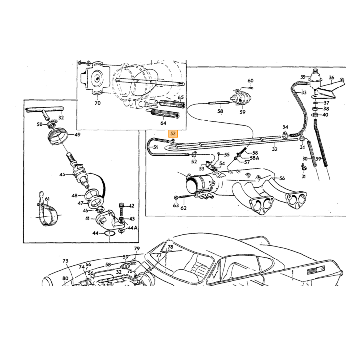 Volvo Sensor presion aire inyeccion B20E+B30E D tronic (0 280 100 015) 140+164+1800 CAMBIO (deposito 100 euro) Volvo repuesto no 243183