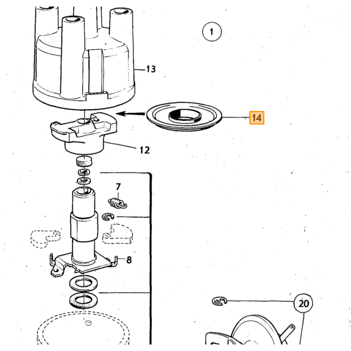 Volvo recolección de condensación  Volvo tipo  Volvo 140: consulte las instrucciones en información adicional Volvo 164: tipo de motor  consulte las instrucciones en información adicional Volvo P1800: consulte las instrucciones en aa Volvo repuesto no 243